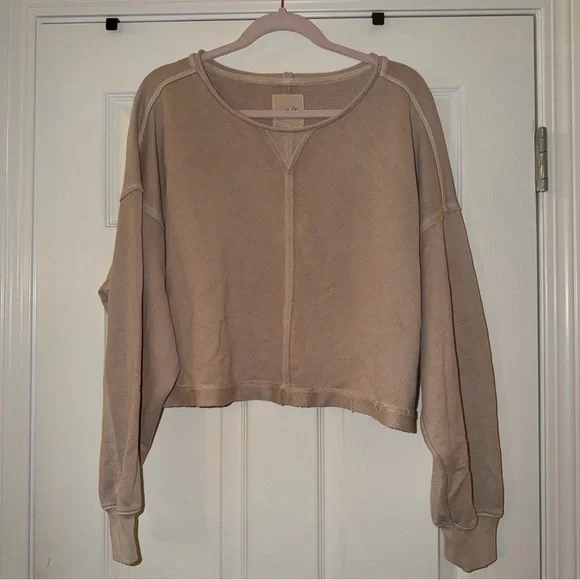 Aerie Beach Party Crop Crewneck - Picture 2 of 4